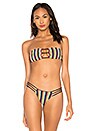 view 1 of 4 Mai Bandeau Top in Rio Stripe