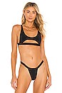 view 1 of 4 Dalena Bikini Top in Black