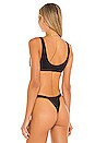 view 3 of 4 Dalena Bikini Top in Black