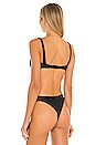 view 3 of 4 Midori Underwire Bikini Top in Black