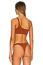 view 3 of 4 Zen Bikini Top in Sienna