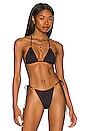 view 1 of 4 Cherie Triangle Bikini top in Black