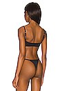view 3 of 4 Leann Cut Out Bikini Top in Black