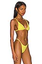 view 2 of 4 Noa Triangle Bikini Top in Citrus