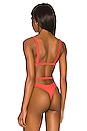view 3 of 4 HAUT DE MAILLOT DE BAIN NOVA in Coral