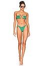 view 4 of 4 Bass Bandeau Bikini Top in Emerald