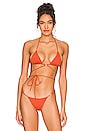 view 1 of 4 Tamika Ring Ties Bikini Top in Fox