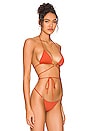 view 2 of 4 Tamika Ring Ties Bikini Top in Fox