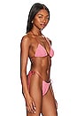 view 2 of 4 Candy Triangle Bikini Top in Rouge
