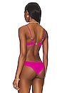 view 3 of 4 Amber Bikini Top in Fuscia