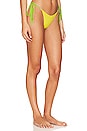 view 3 of 5 Heartbeat Reversible Bikini Bottom in Sunshine Viper
