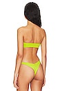 view 3 of 4 Sunny Bikini Top in Lime