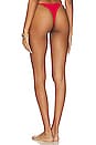 view 3 of 4 Alesandra Side Tie Bikini Bottom in Hibiscus