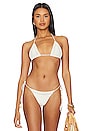 view 1 of 4 HAUT DE MAILLOT DE BAIN TRIANGLE BOBBIE in Ivory