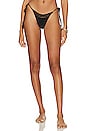 view 1 of 4 Jenie Side Tie Bikini Bottom in Black