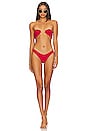 view 4 of 4 Cleo Bandeau Bikini Top in Velvet