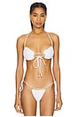 view 1 of 4 x REVOLVE Samira Halter Bandeau Bikini Top in White