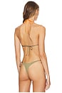 view 4 of 5 Jada Triangle Ties Top in Olive