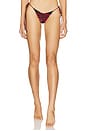 view 1 of 4 Frutti Skimpy Printed Side Ties Bikini Bottom in Asher & Red