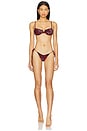 view 4 of 4 Frutti Skimpy Printed Side Ties Bikini Bottom in Asher & Red