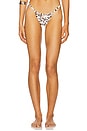 view 1 of 5 Magnolia Skimpy Printed Fixed Bikini Bottom in Cowgirl