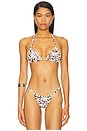 view 1 of 5 Valor Printed Whipstitch Bikini Top in Cowgirl