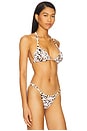 view 2 of 5 Valor Printed Whipstitch Bikini Top in Cowgirl