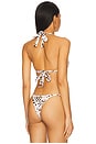 view 3 of 5 Valor Printed Whipstitch Bikini Top in Cowgirl