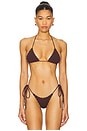 view 1 of 4 Loretta Printed Triangle Bikini Top in Modica
