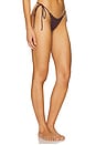 view 2 of 4 Reba Skimpy Solid Studded Side Ties Bikini Bottom in Modica