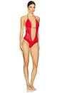 view 2 of 3 Corazon One Piece Swimsuit in Red
