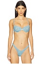 view 1 of 4 Liko Bikini Top in Denim