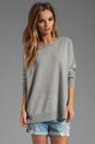 view 1 of 4 Cashmere Weekend Sweater in Mid-Grey in Mid Grey