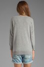 view 3 of 4 Cashmere Weekend Sweater in Mid-Grey in Mid Grey