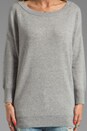 view 4 of 4 Cashmere Weekend Sweater in Mid-Grey in Mid Grey