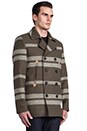 view 3 of 6 Yes Sir Peacoat in Kool G Khaki