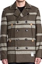 view 5 of 6 Yes Sir Peacoat in Kool G Khaki