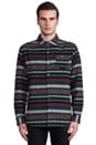 view 1 of 6 Loom Doom Long Sleeve Button Down in Astro Turf Green