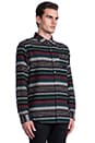 view 2 of 6 Loom Doom Long Sleeve Button Down in Astro Turf Green