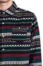 view 5 of 6 Loom Doom Long Sleeve Button Down in Astro Turf Green