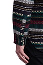 view 6 of 6 Loom Doom Long Sleeve Button Down in Astro Turf Green