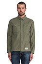 view 1 of 6 Last Exit II Button Down in Surplus Green