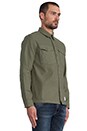 view 2 of 6 Last Exit II Button Down in Surplus Green