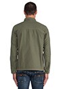 view 3 of 6 Last Exit II Button Down in Surplus Green