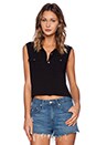view 1 of 3 BFF Crop Shirt in Black