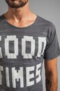 view 5 of 5 Good Times Tee in Gun Metal Grey