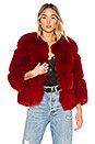 view 1 of 1 Julia Fur Coat in Rouge