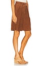 view 2 of 6 Lea Suede Leather Bermuda Shorts in Deep Cognac