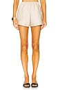 view 1 of 6 Piper Linen Shorts in Light Canvas