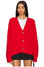 view 1 of 4 Kymberly Cardigan in Lipstick Red